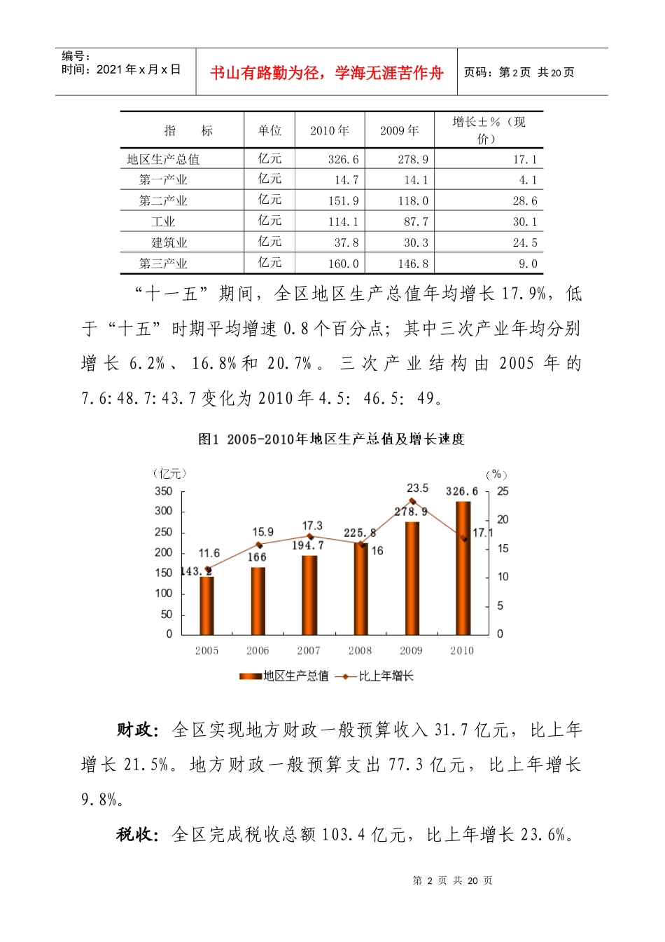 通州区年度国民经济和社会发展统计公报_第2页