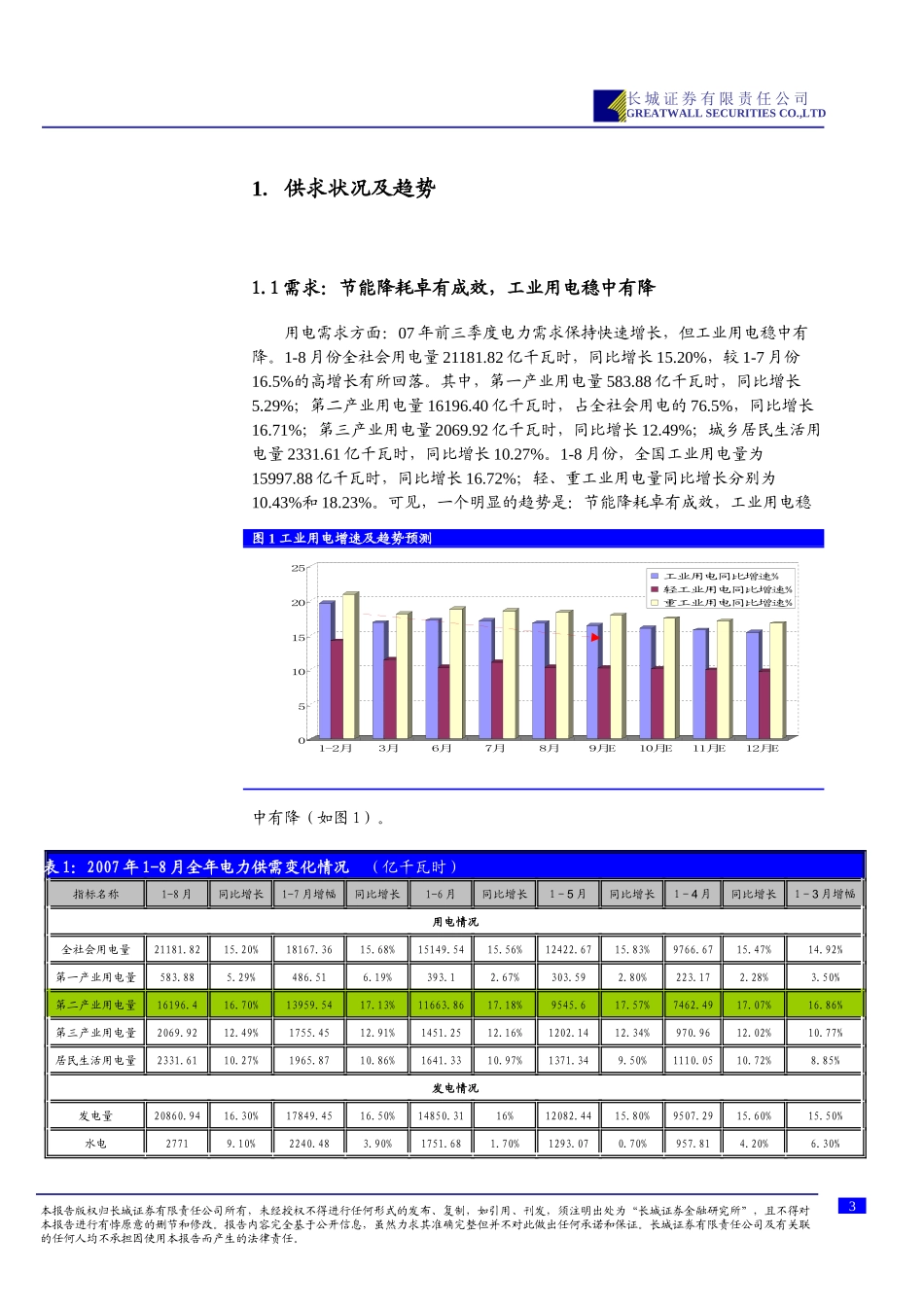 电力行业主要上市公司估值与评级_第3页