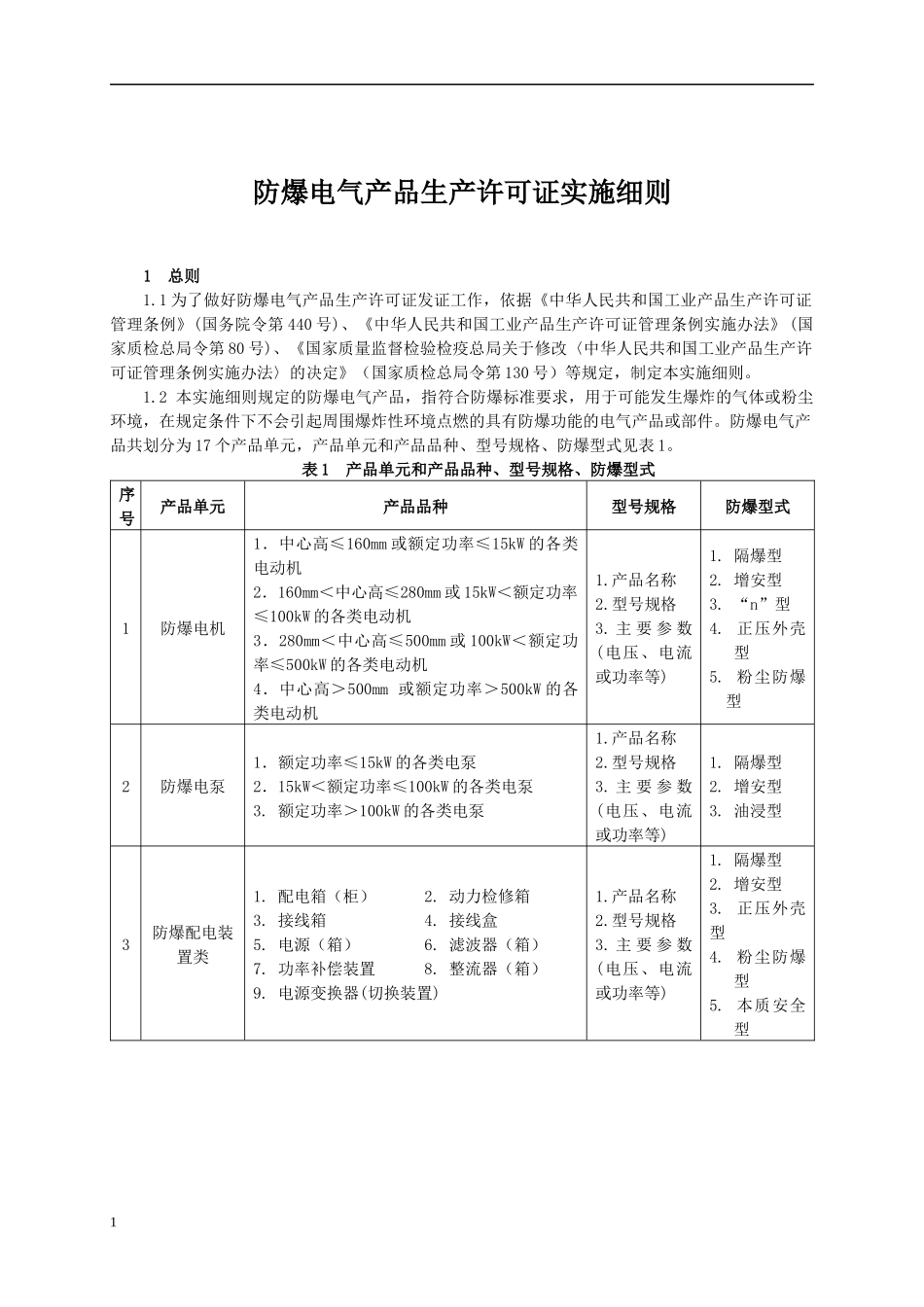 防爆电气产品生产许可证实施细则_第3页