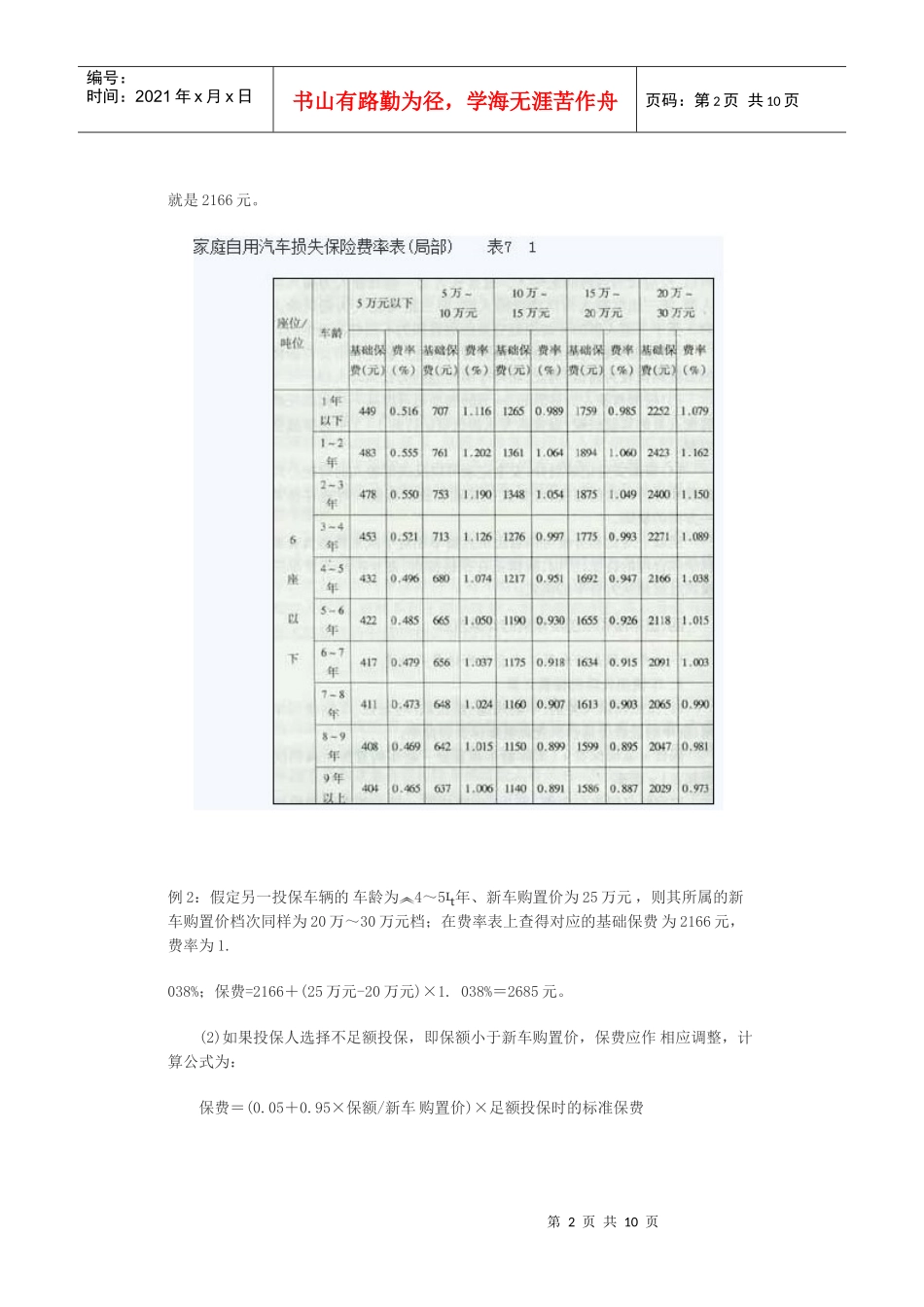 车辆保险如何计算_第2页