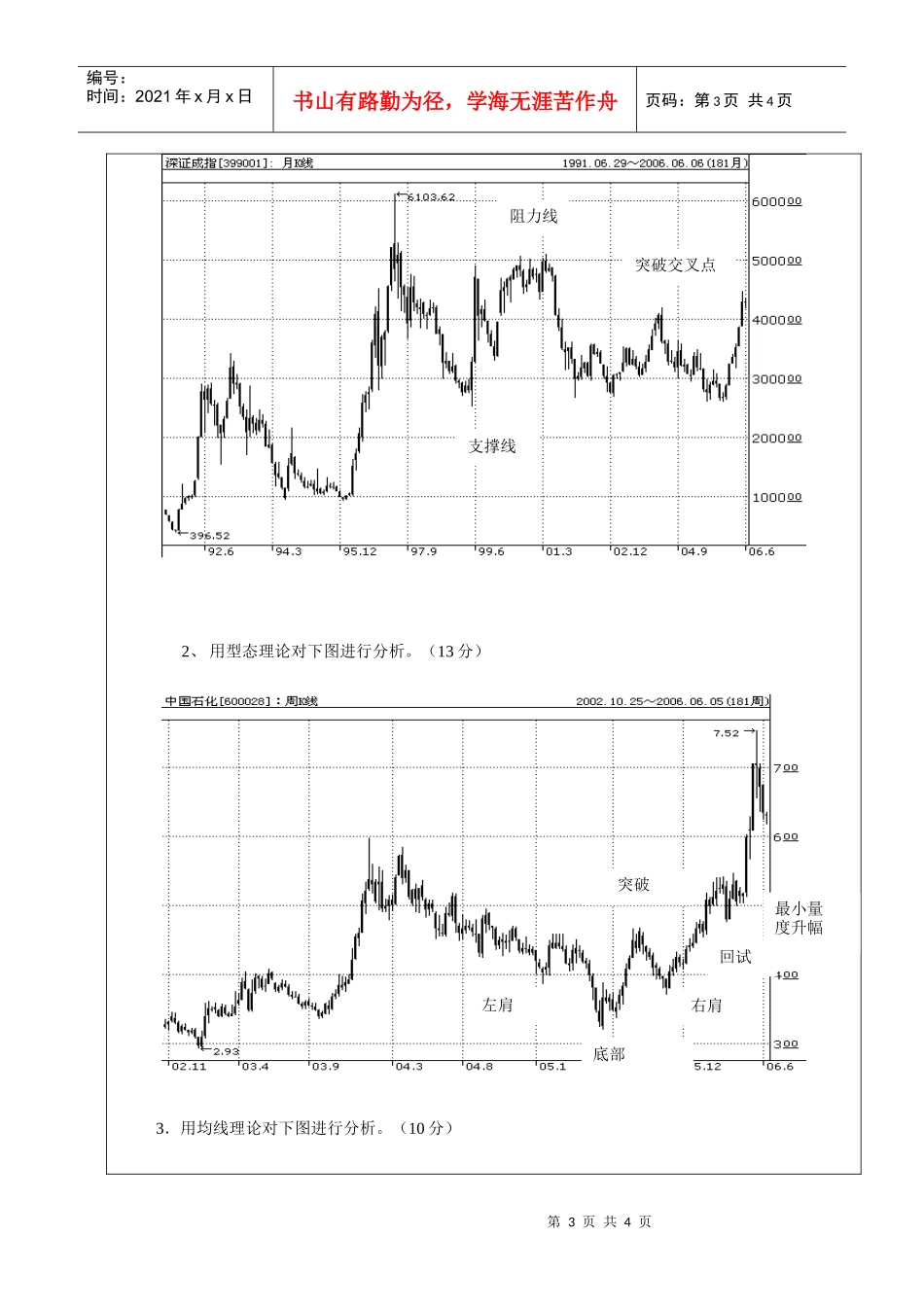 电子科技大学中山学院试题标准答案及评分标准_第3页