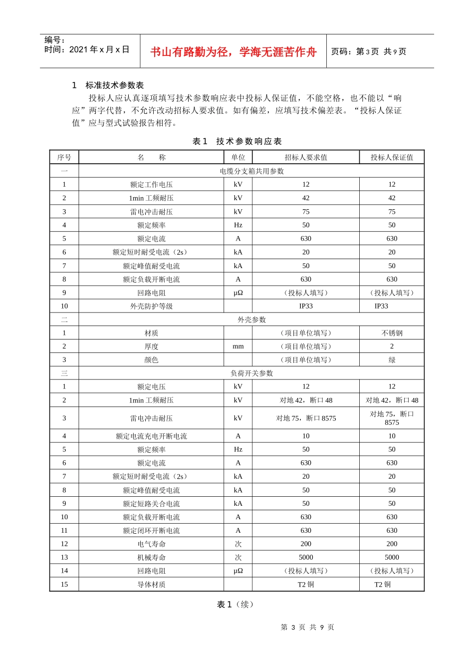 电缆分支箱技术协议_第3页