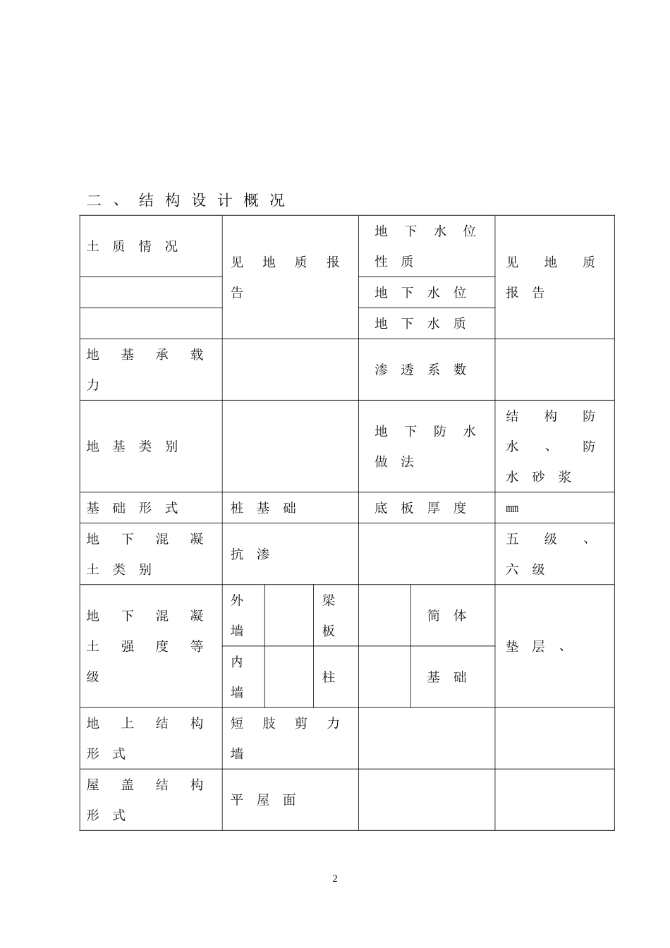 高层住宅楼施工组织设计方案(DOC114页)_第2页