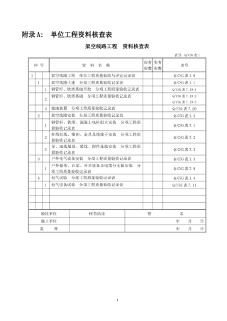 电力验评表培训资料