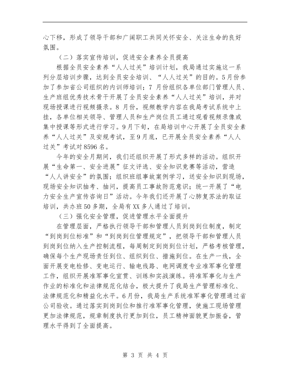 2024年11月电力公司工作总结_第3页