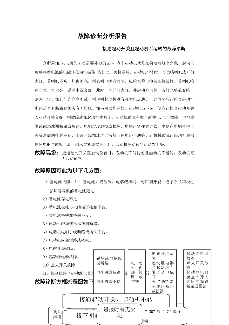 接通起动开关且起动机不运转的故障诊断_第2页