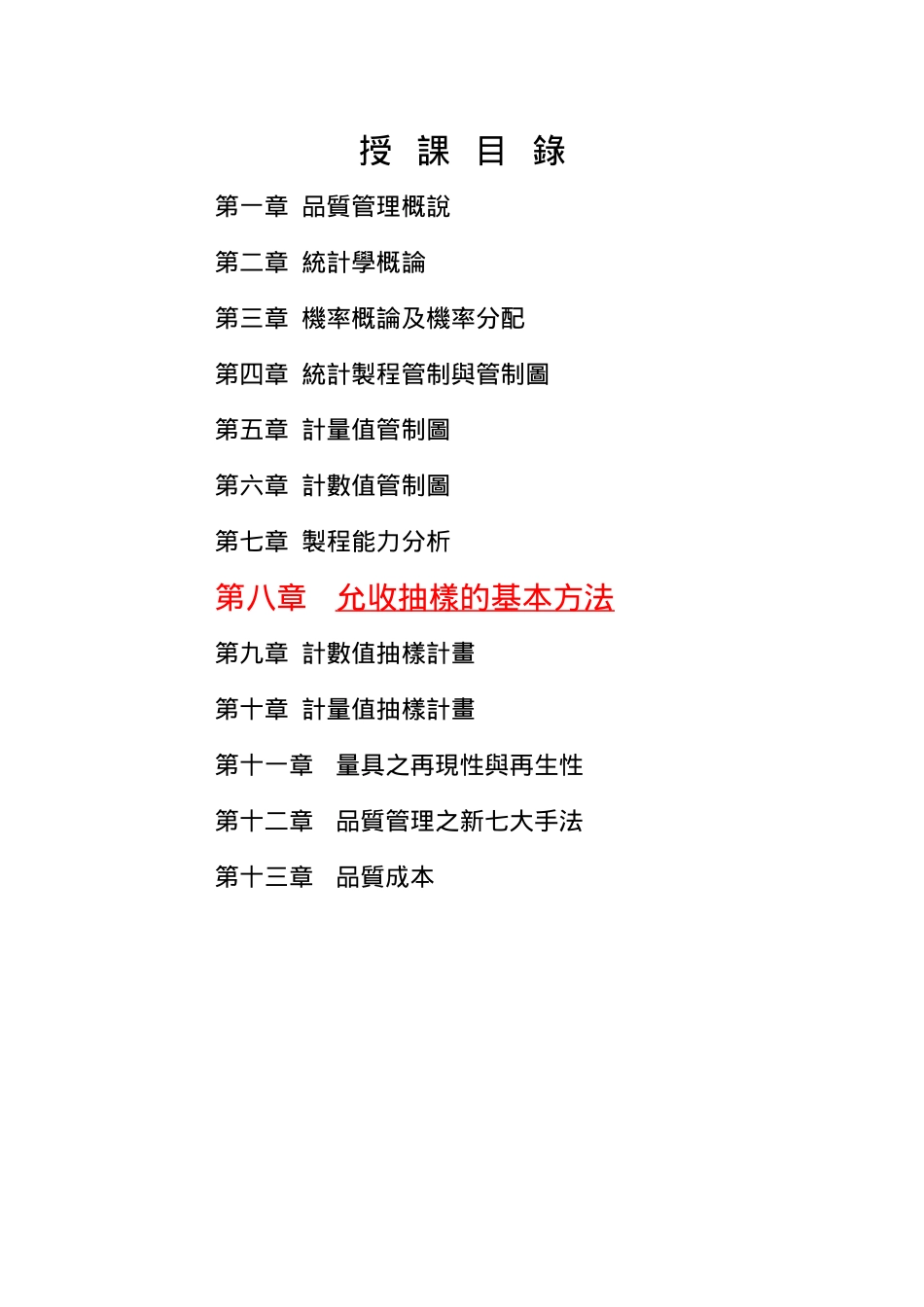 品质管理全套资料qm08_第1页