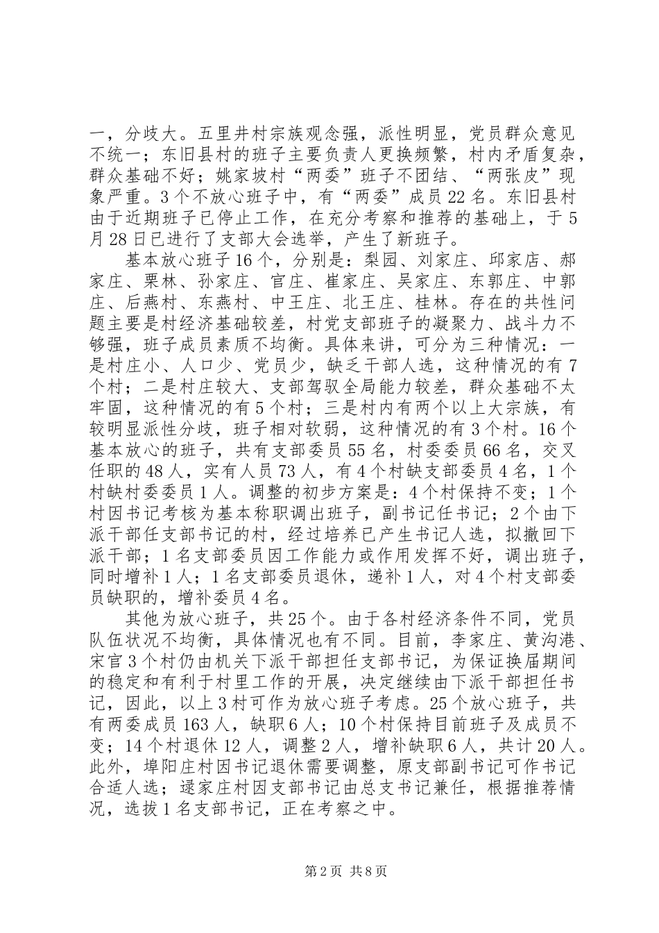 XX基层领导班子建设情况调研报告_第2页