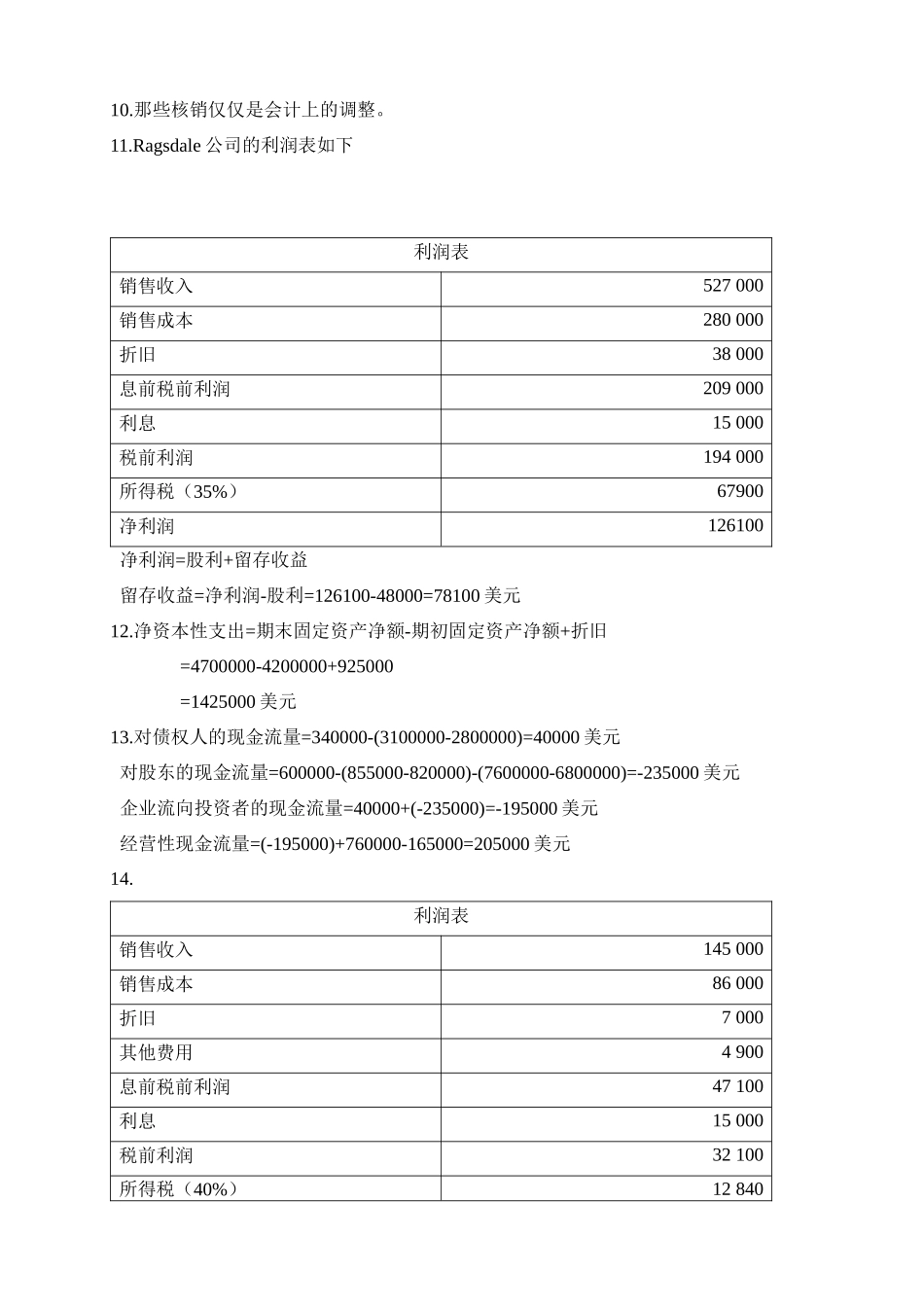 罗斯公司理财第八九版中文课后习题答案_第3页