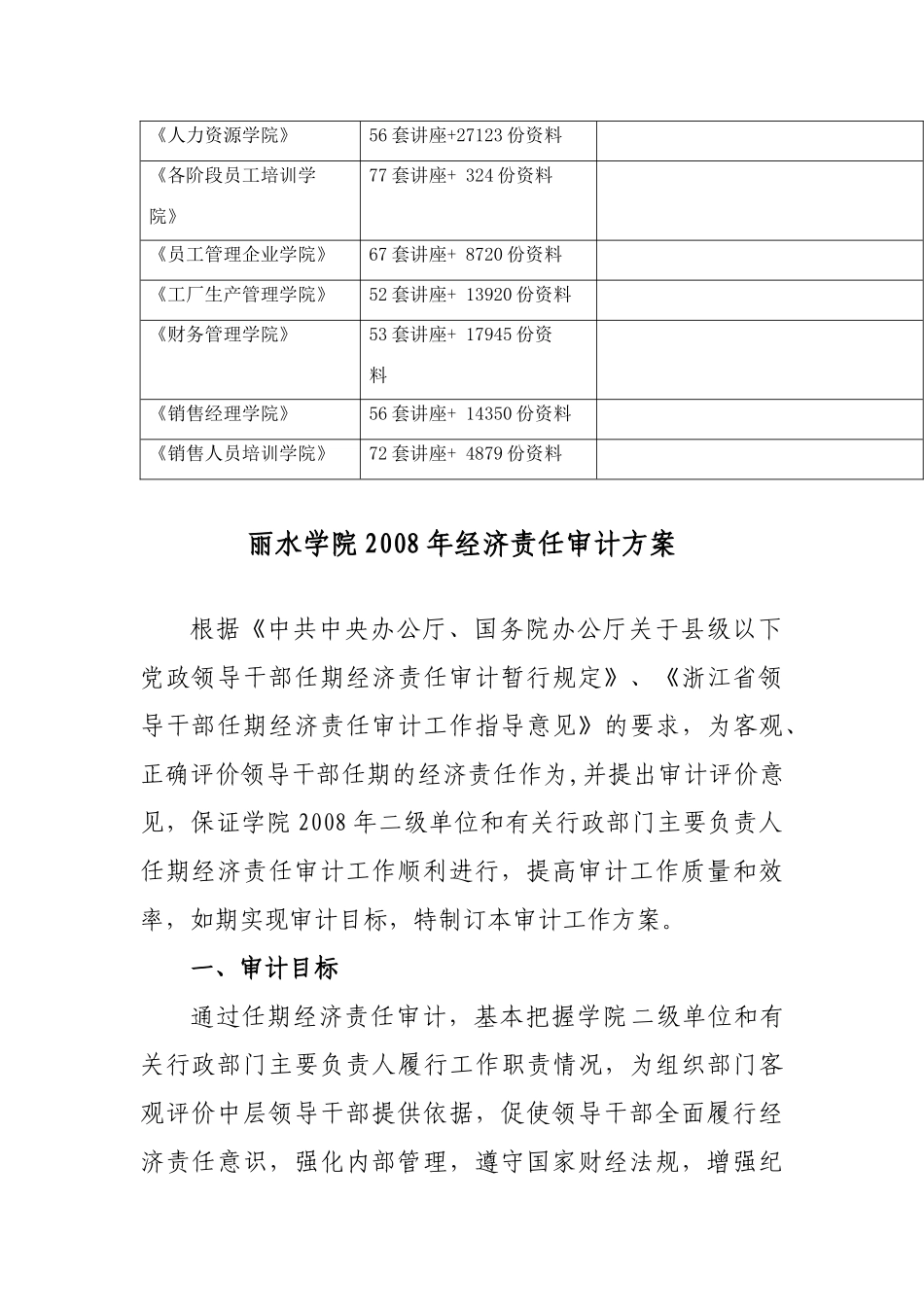 丽水学院年度经济责任审计方案_第2页