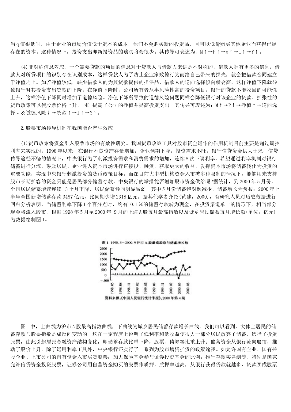 论股票市场对货币政策效力的影响及对策_第2页