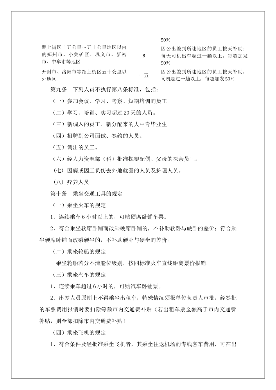 某公司员工差旅费的报销规定_第3页