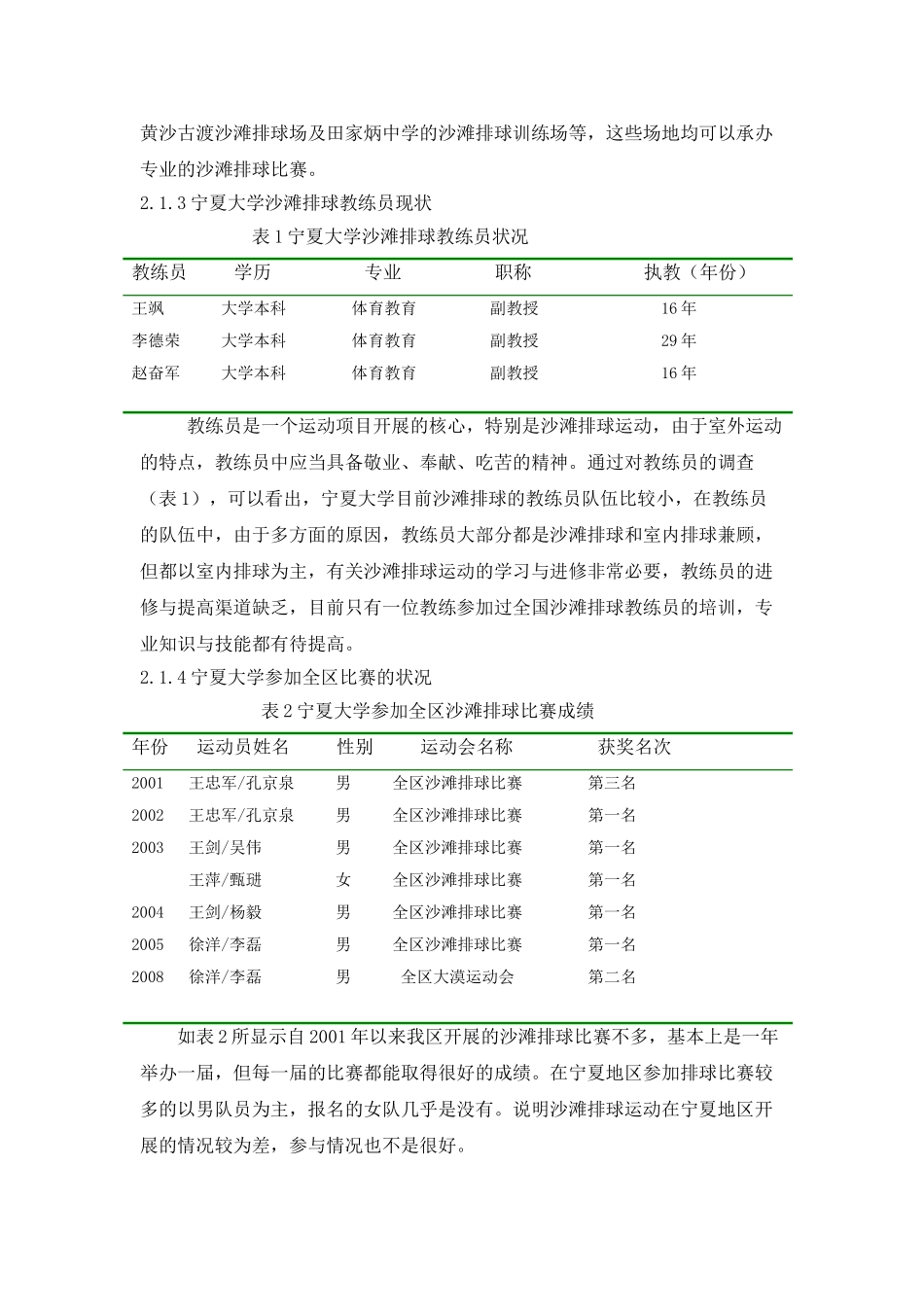 宁夏大学参与大学生沙滩排球竞赛的调查与研究_第3页