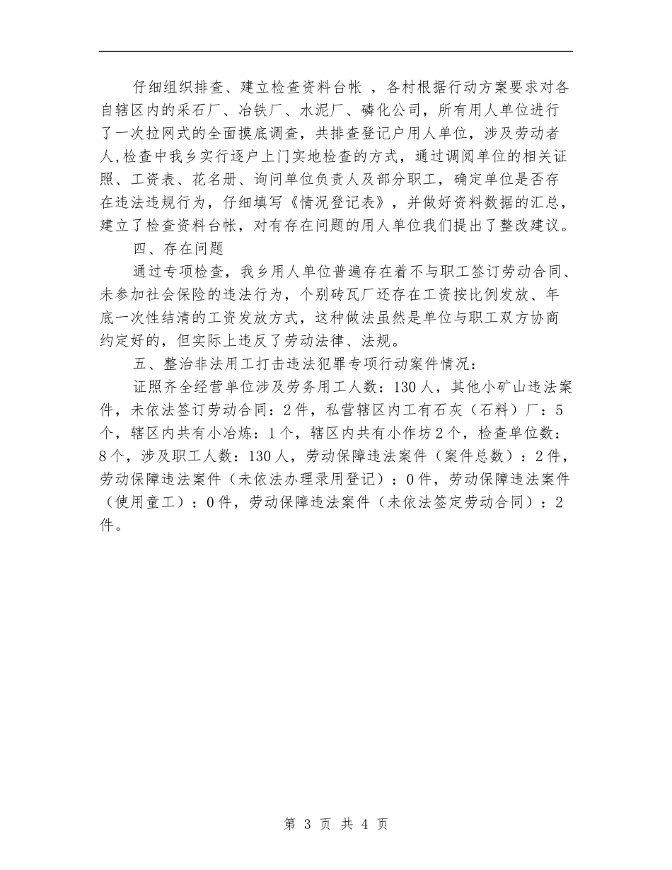 整治非法用工打击违法犯罪工作总结_第3页