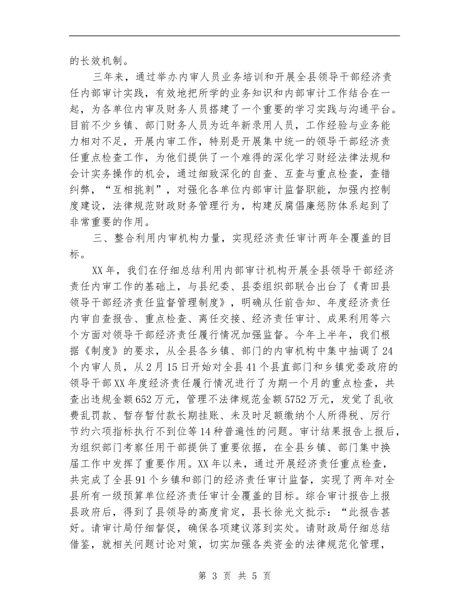 2024内部审计工作总结范文_第3页
