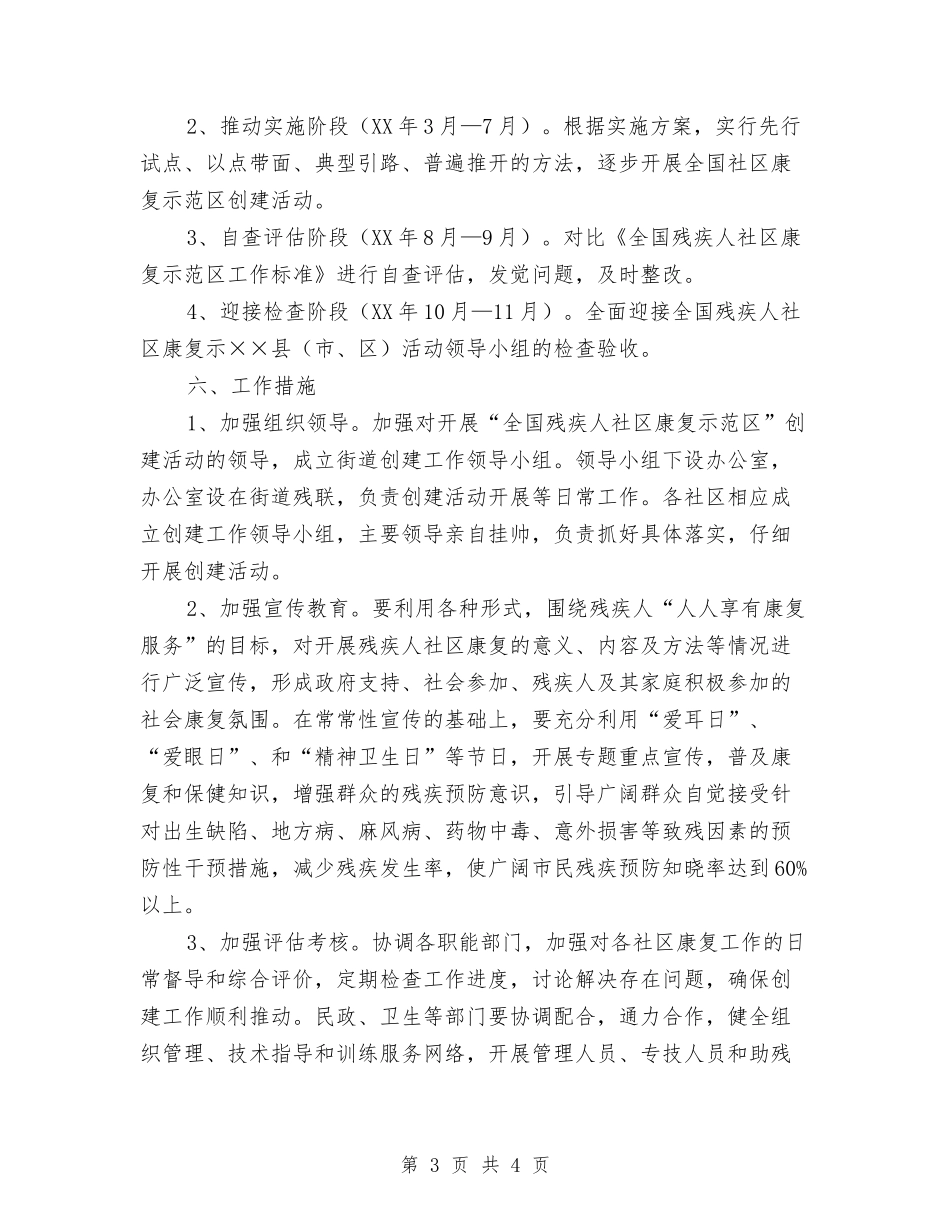 残疾人社区康复区建设方案_第3页