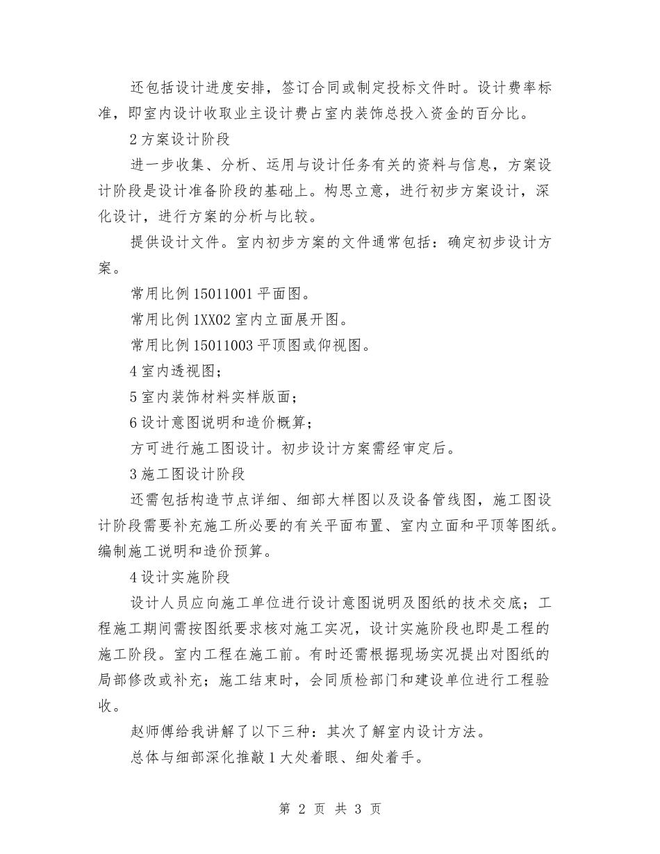 室内装饰实践小结_第2页