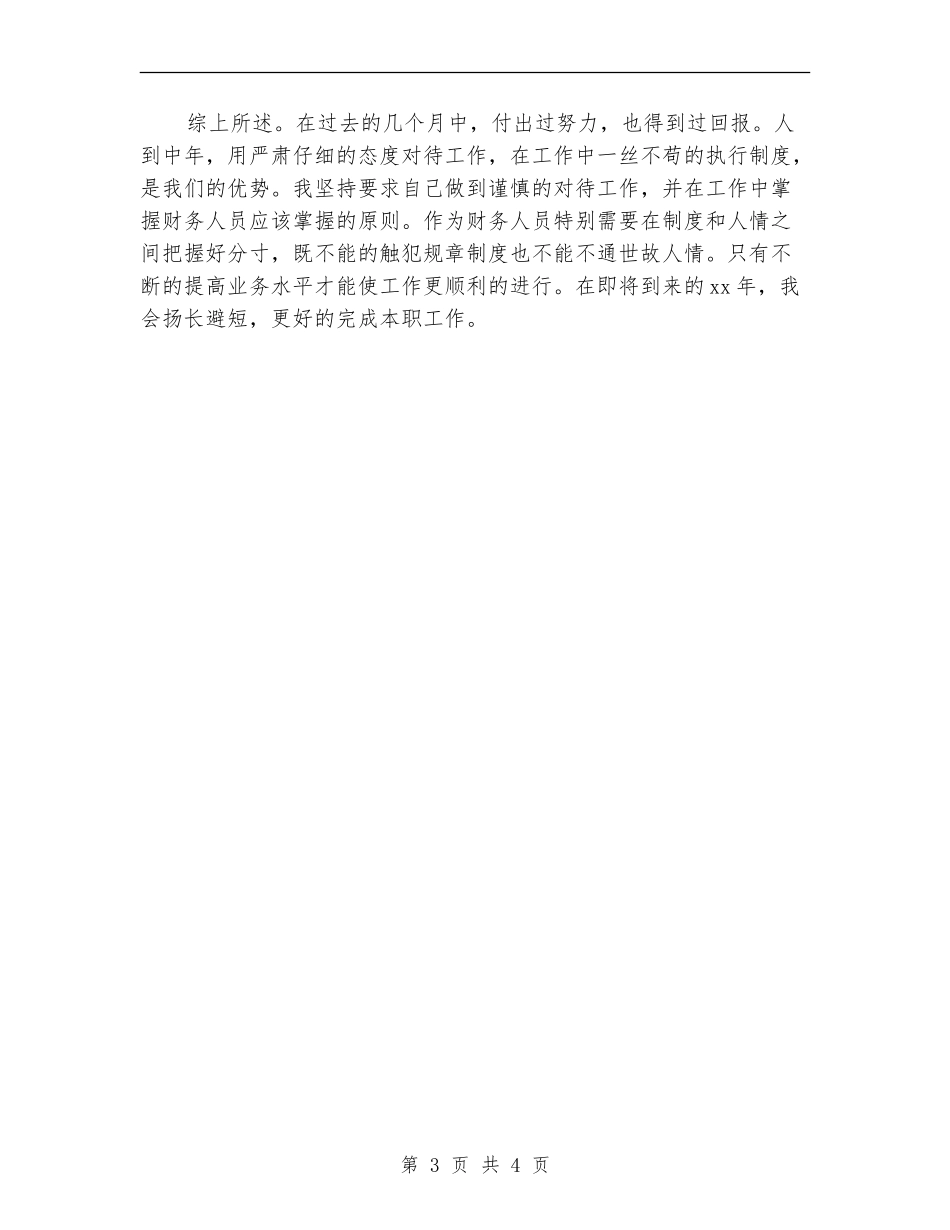 2024年会计出纳个人年底工作总结_第3页