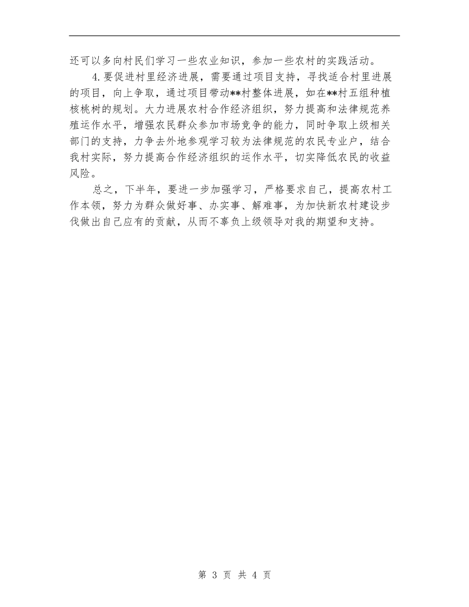 大学生村官2024年个人工作计划_第3页