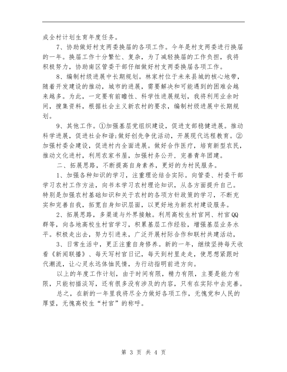 村官2024年工作计划_第3页