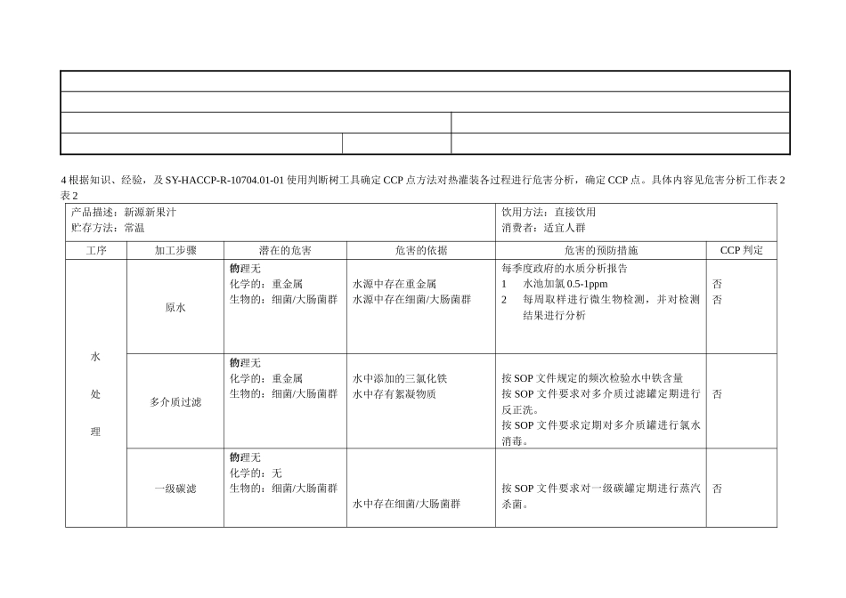 果汁饮料的控制的全部过程-word_第3页