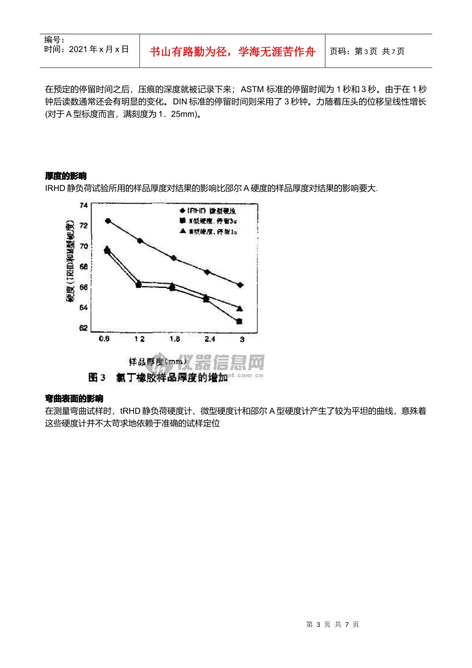 橡胶特性的最为广泛测量_第3页