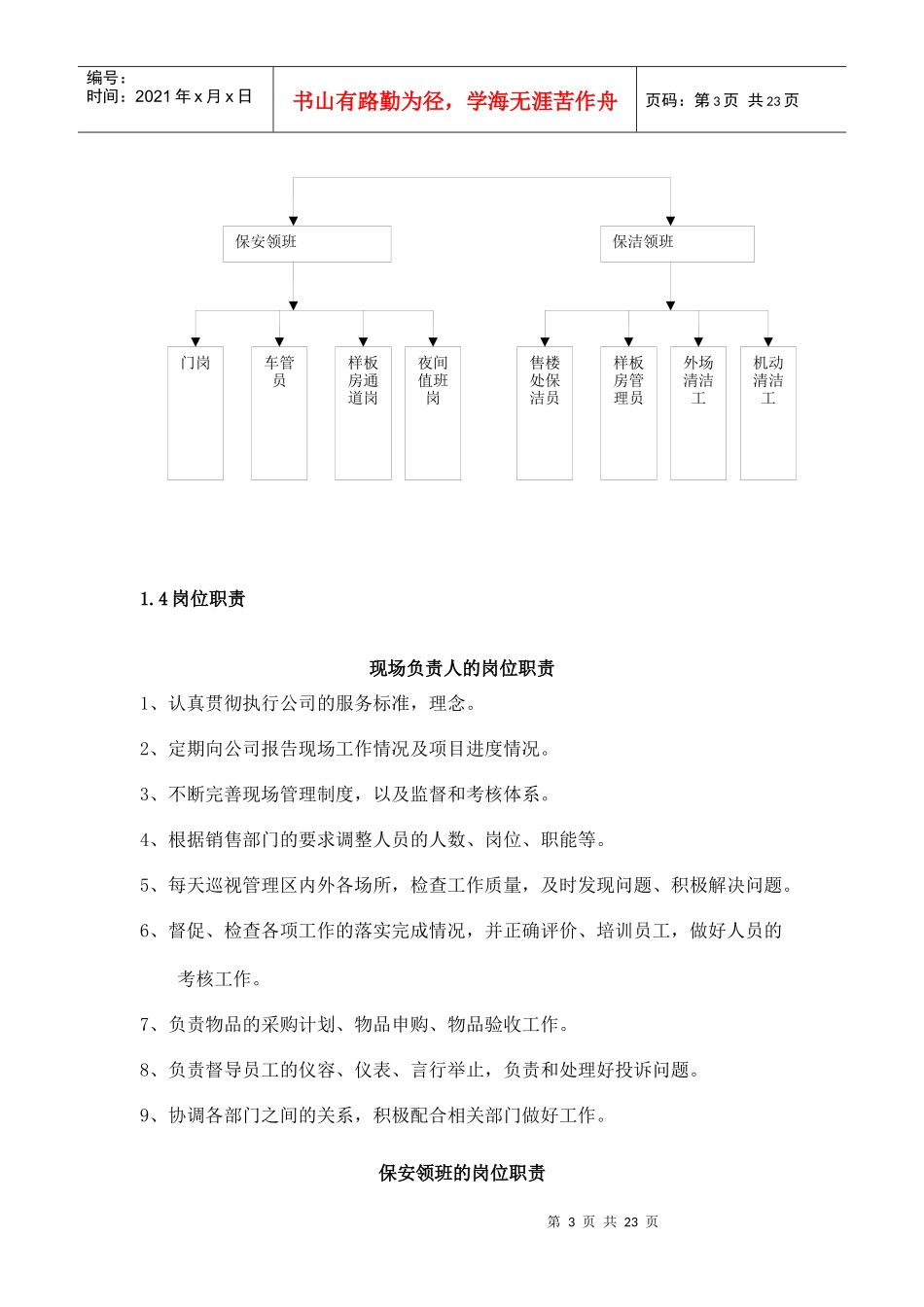 水巷邻里前期物业前期管理方案介绍_第3页