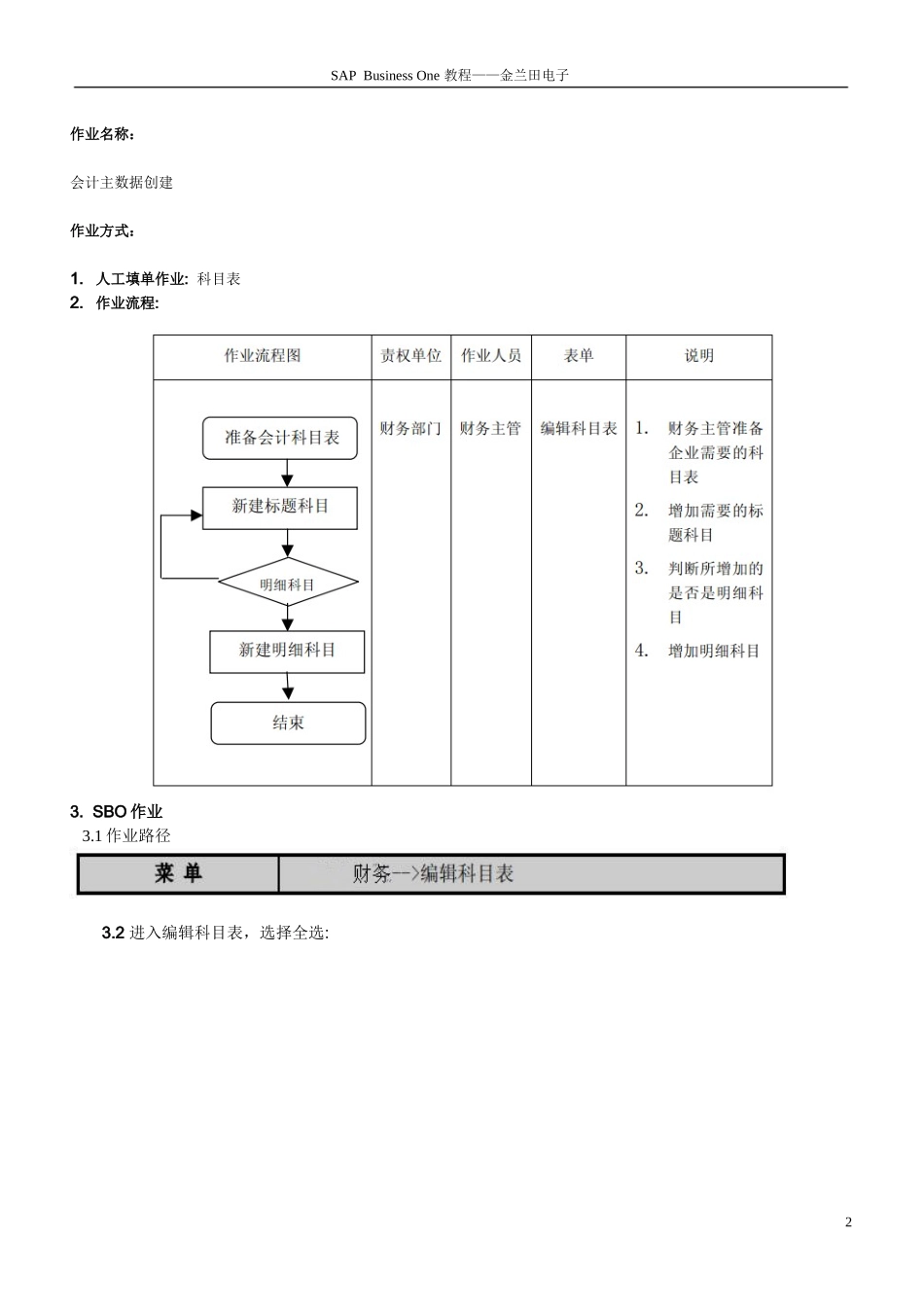某电子公司财务流程综述及主数据概述_第2页