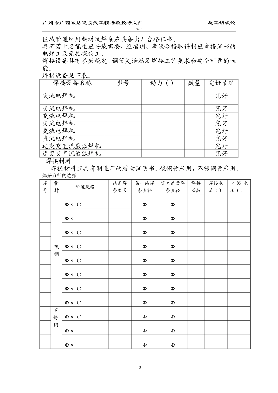 氧气站区域管道焊接施工组织设计方案(DOC246页)_第3页