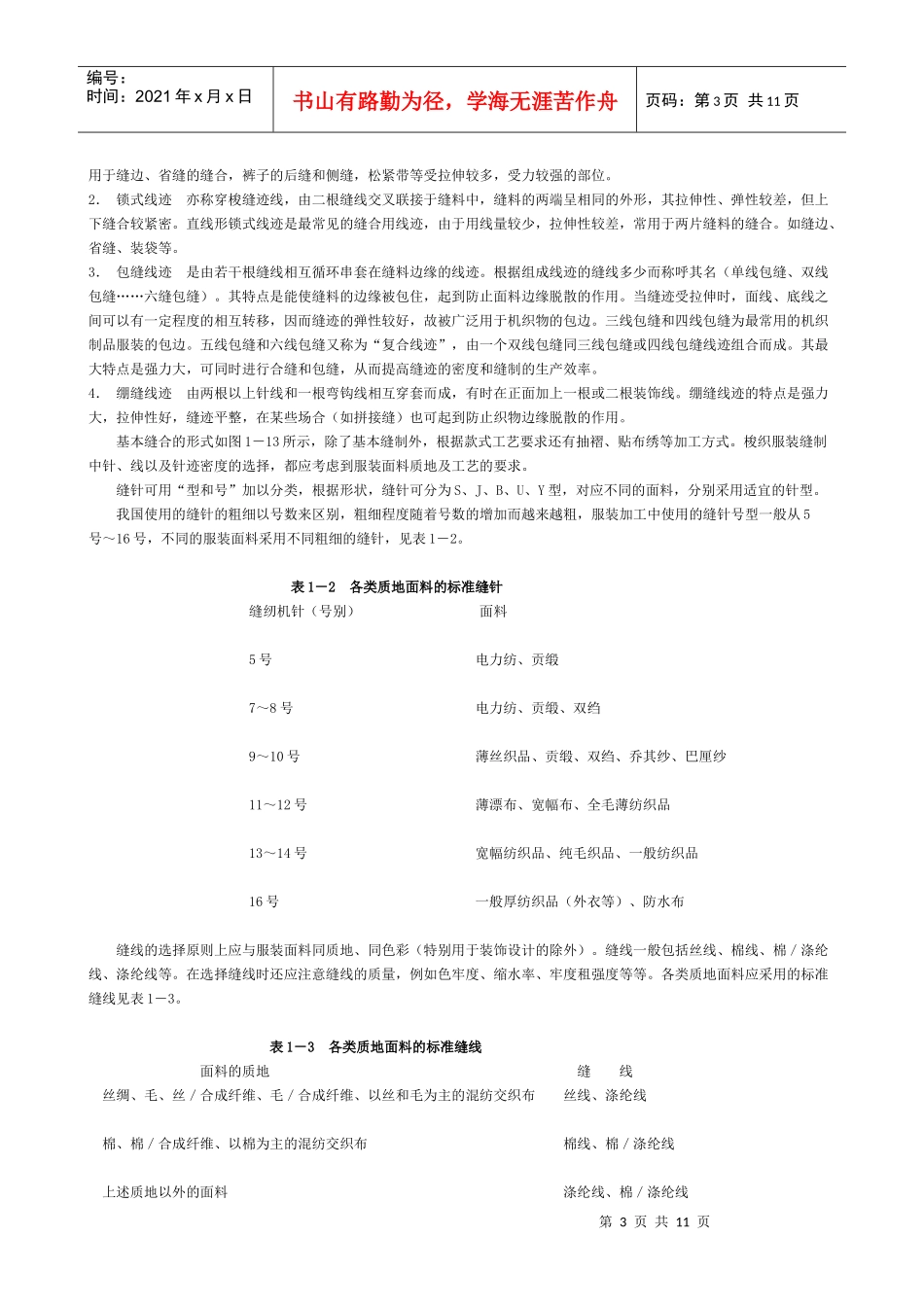 服装加工基础知识(1)_第3页