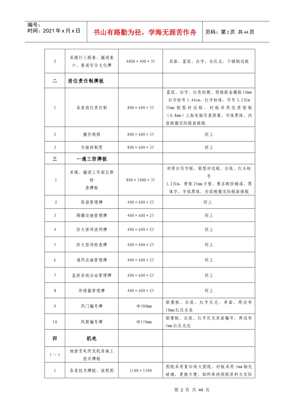 某矿业有限公司安全质量标准化规范_第3页