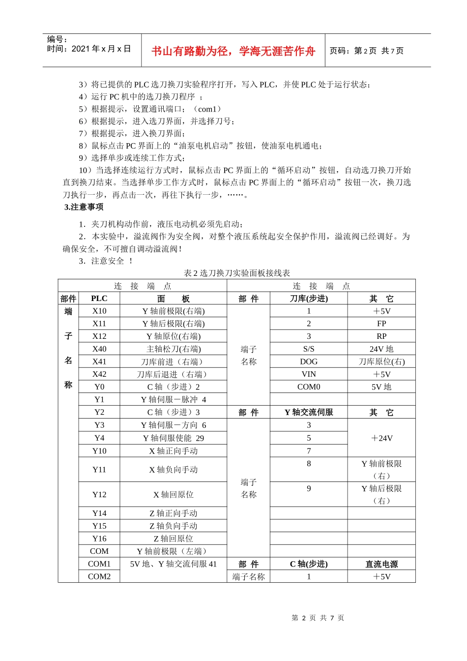 机械制造装备技术指导书_第2页