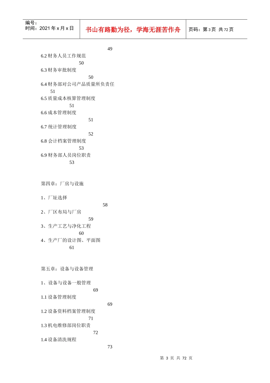 某药厂GMP目录_第3页