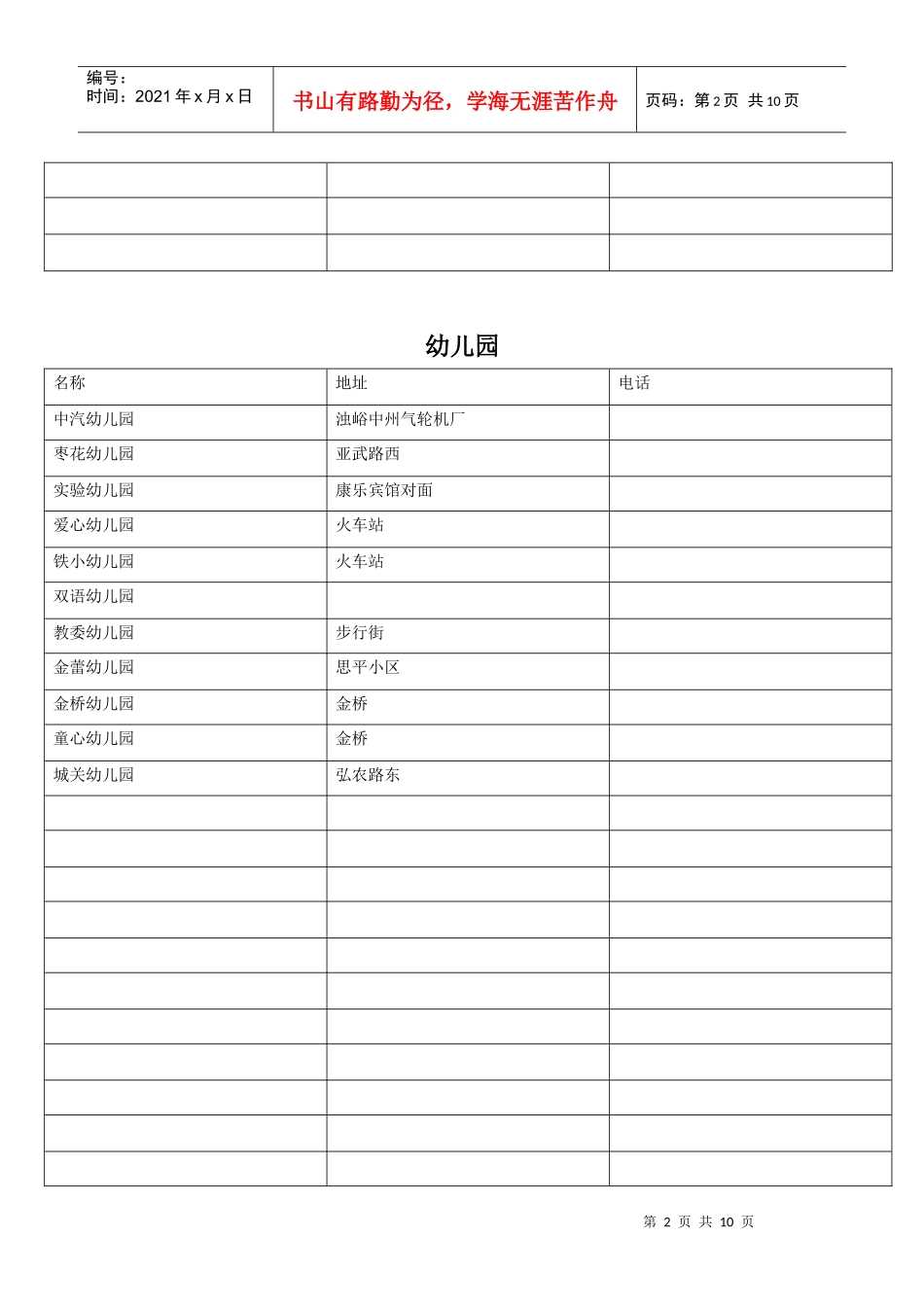 灵宝市各大宾馆酒店_第2页