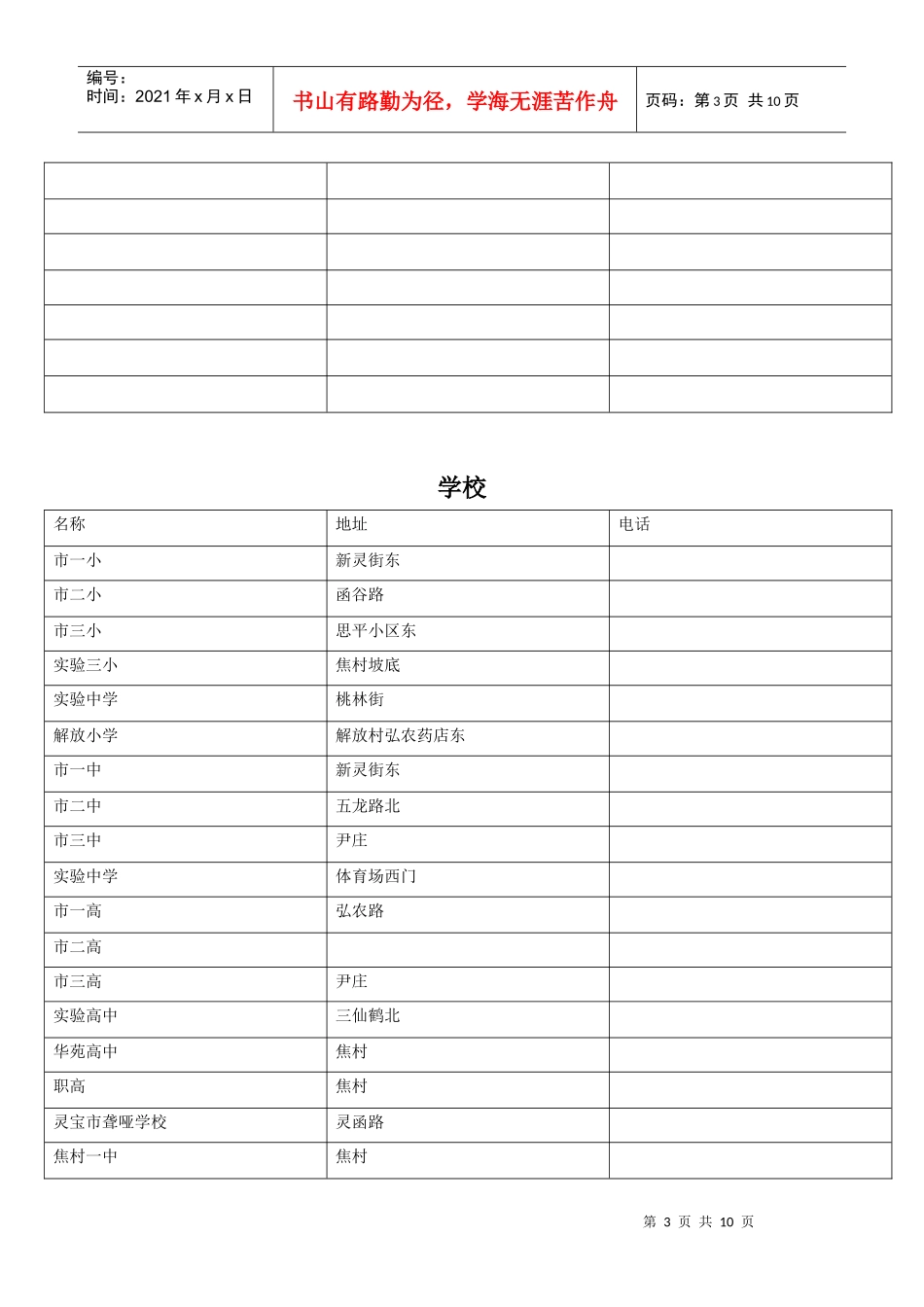 灵宝市各大宾馆酒店_第3页