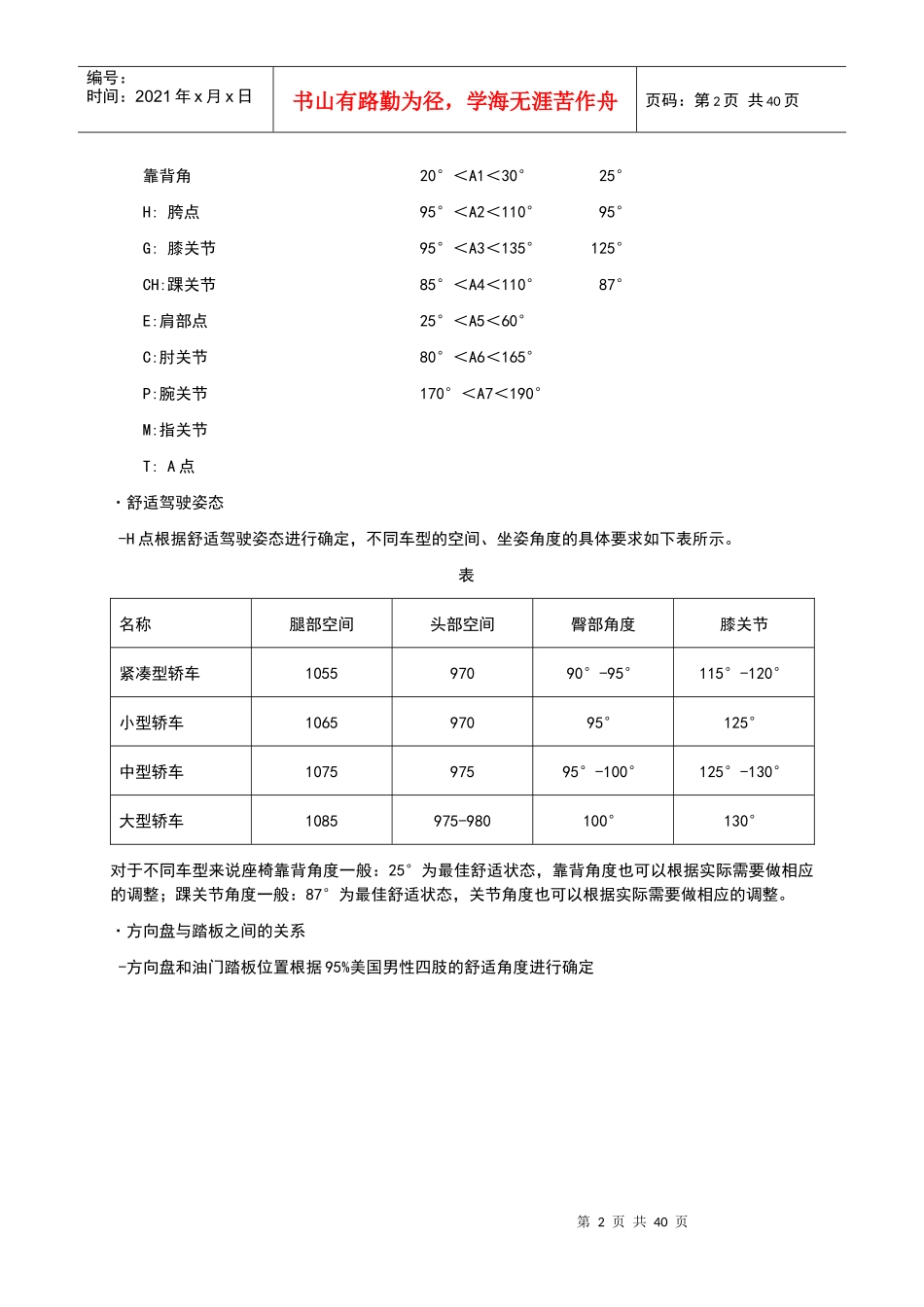 汽车人机工程标准_第2页