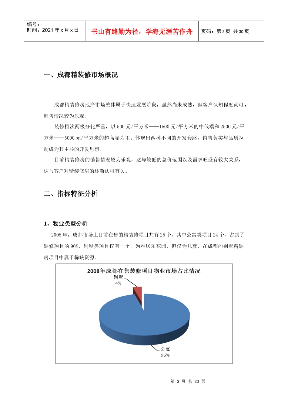 某知名地产精装修市场报告书_第3页