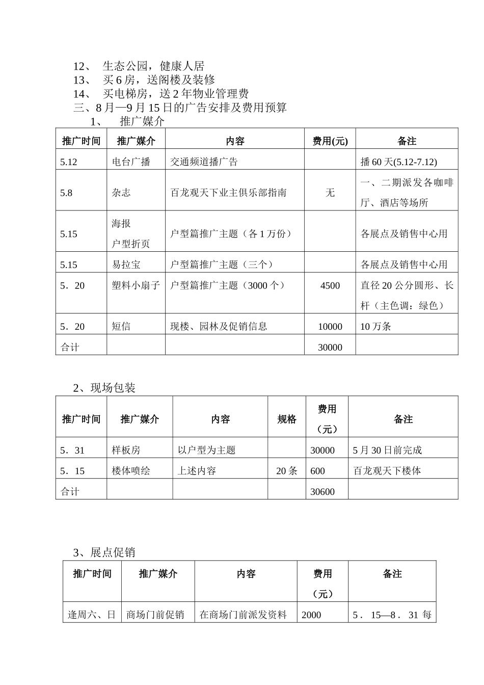 某房地产项目营销推广建议书_第3页