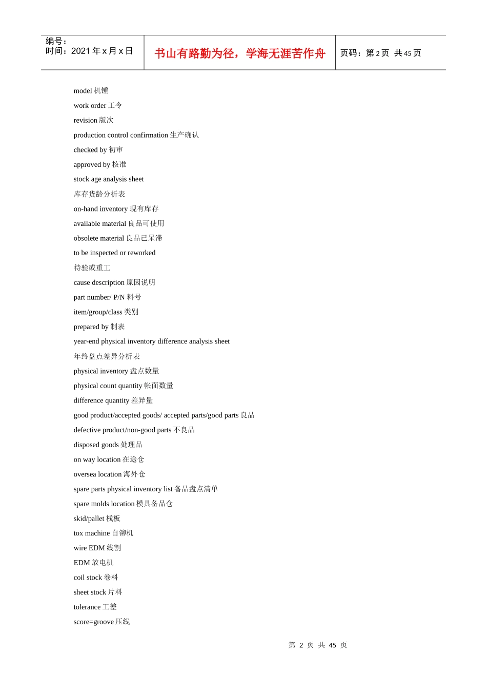 模具词汇大全_第2页