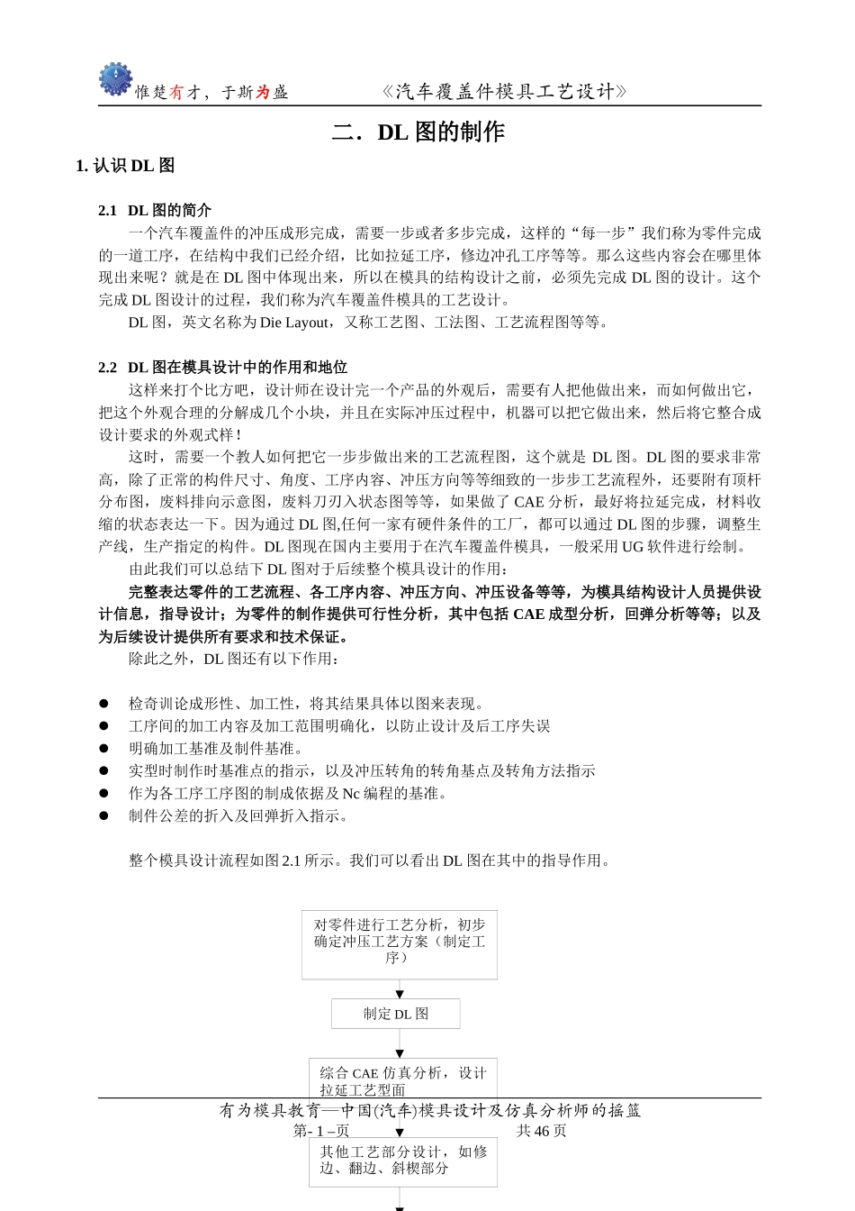 汽车覆盖件模具工艺设计_第1页