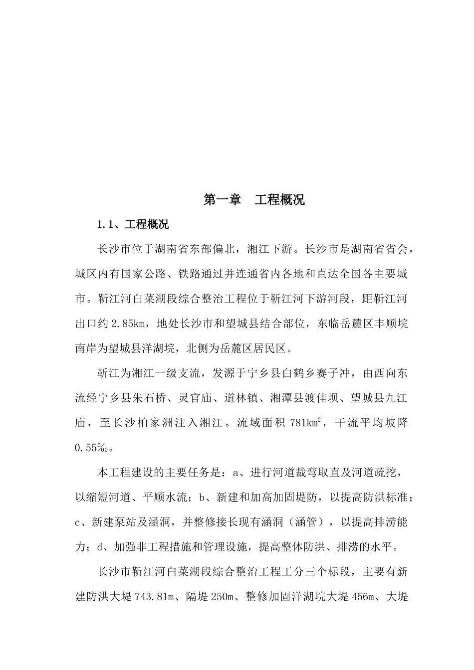 河道治理工程施工组织设计方案解析_第2页