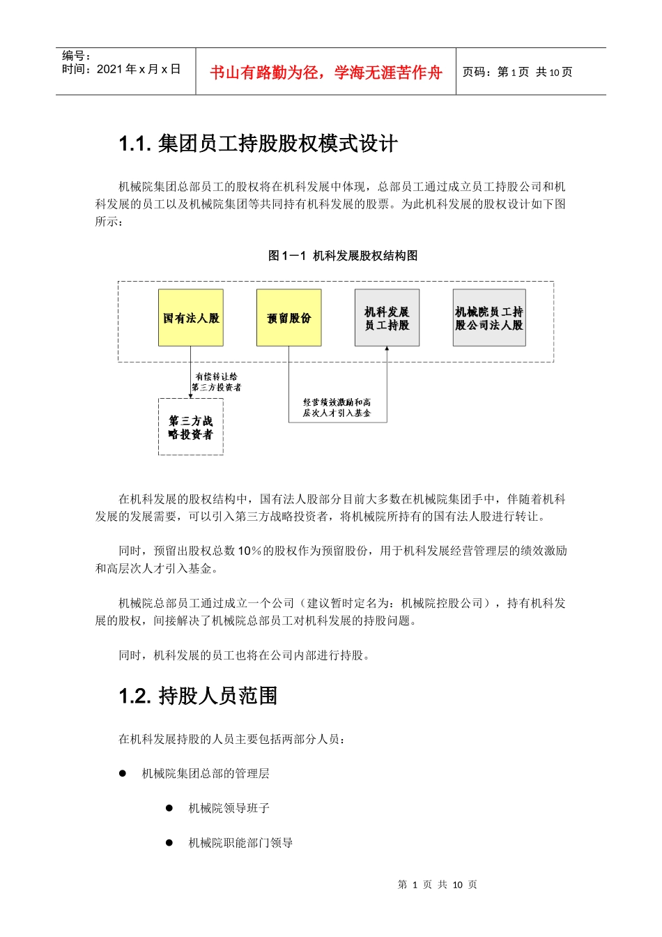 机械科学研究院股权设计总体方案_第3页