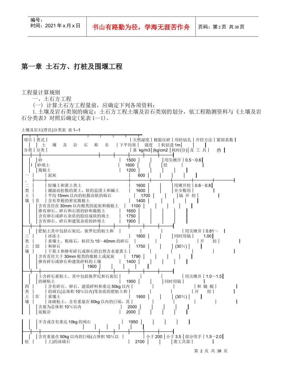深圳建筑工程计算规则(园林)_第2页