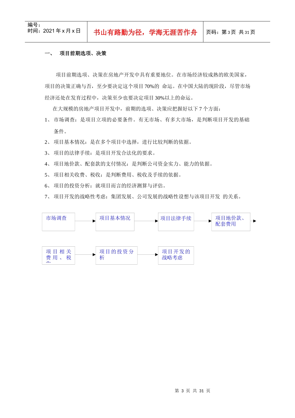 某地产开发居民住宅的经验与规律性总结_第3页