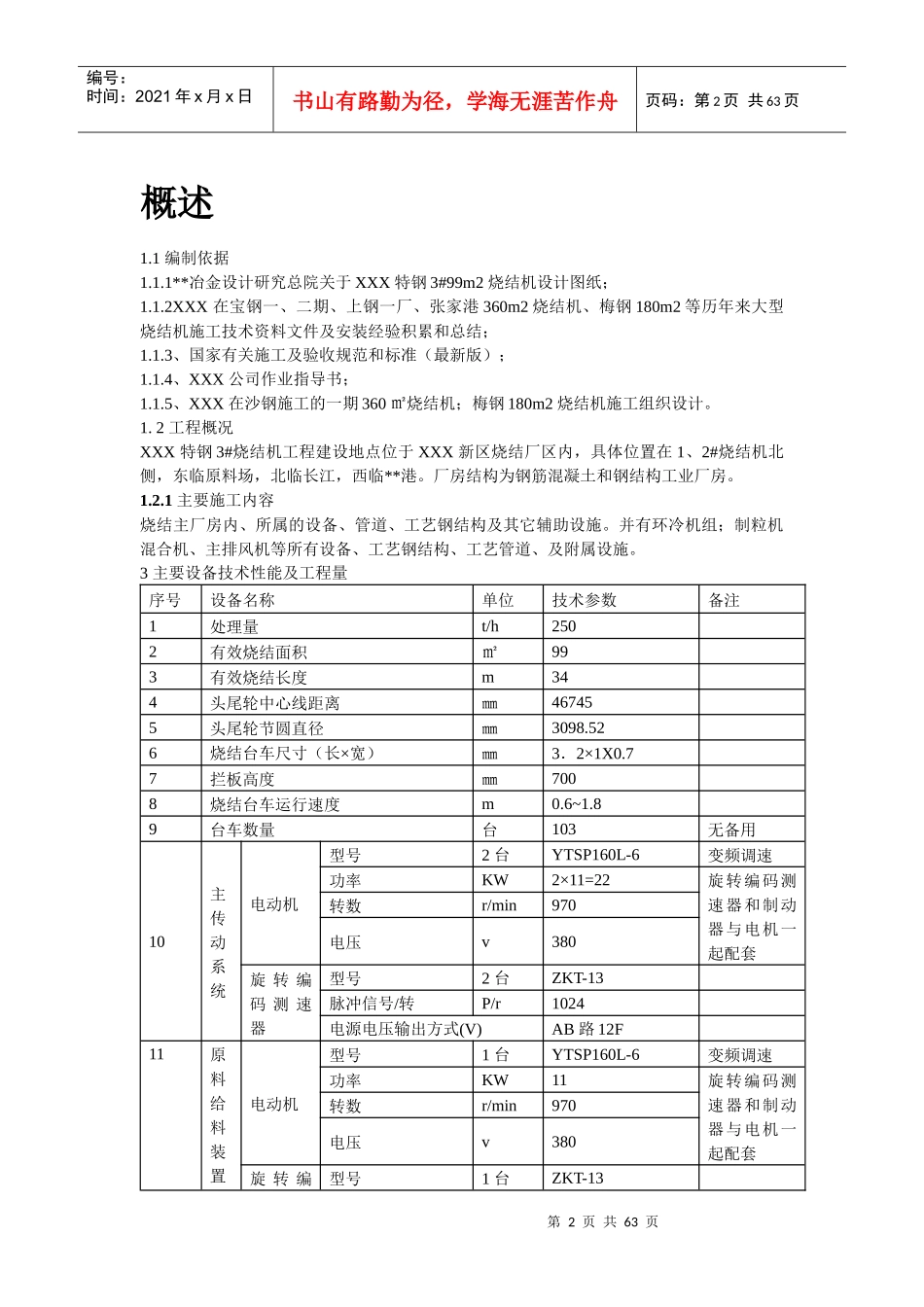 某公司烧结安装工程施工组织设计_第2页