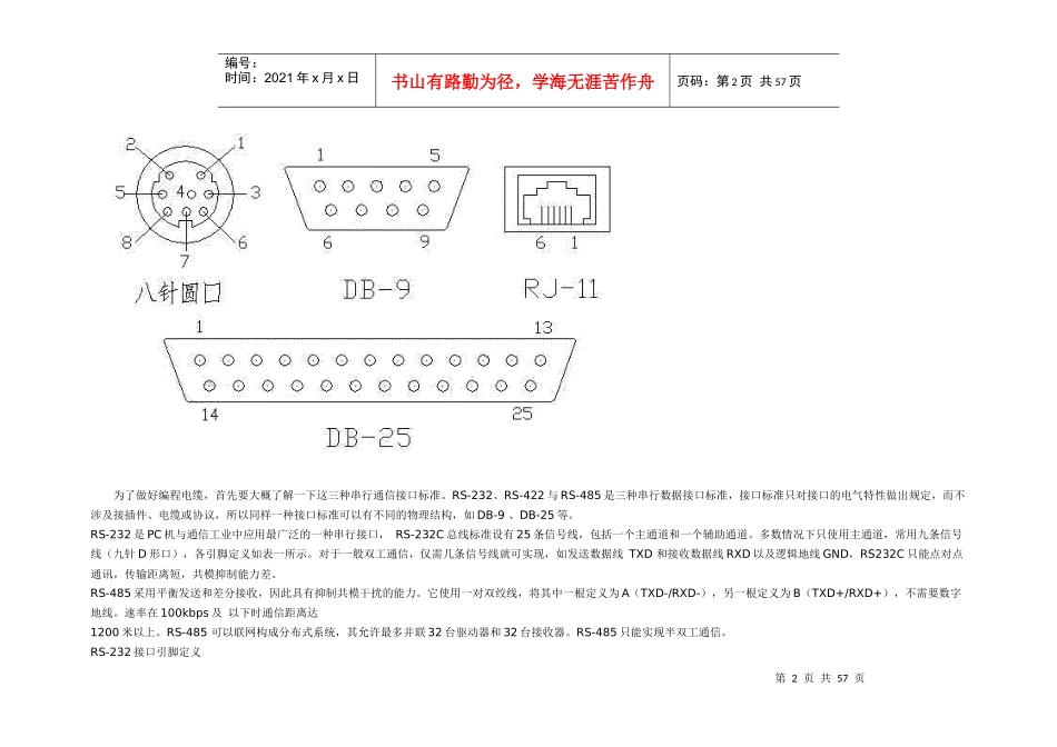 有史以来最全的通讯电缆编程电缆自制大全_第2页