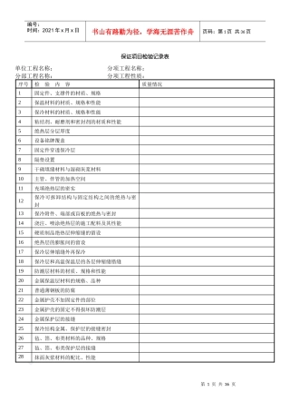 物业承接验收全套表格[1]