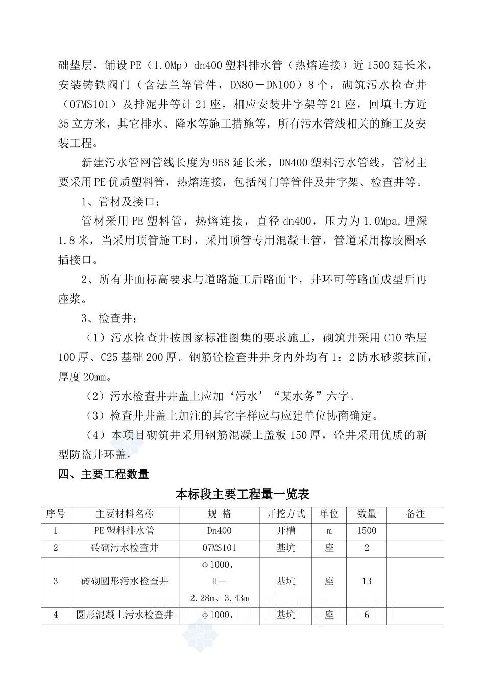 某街污水管线工程施工组织设计_第2页