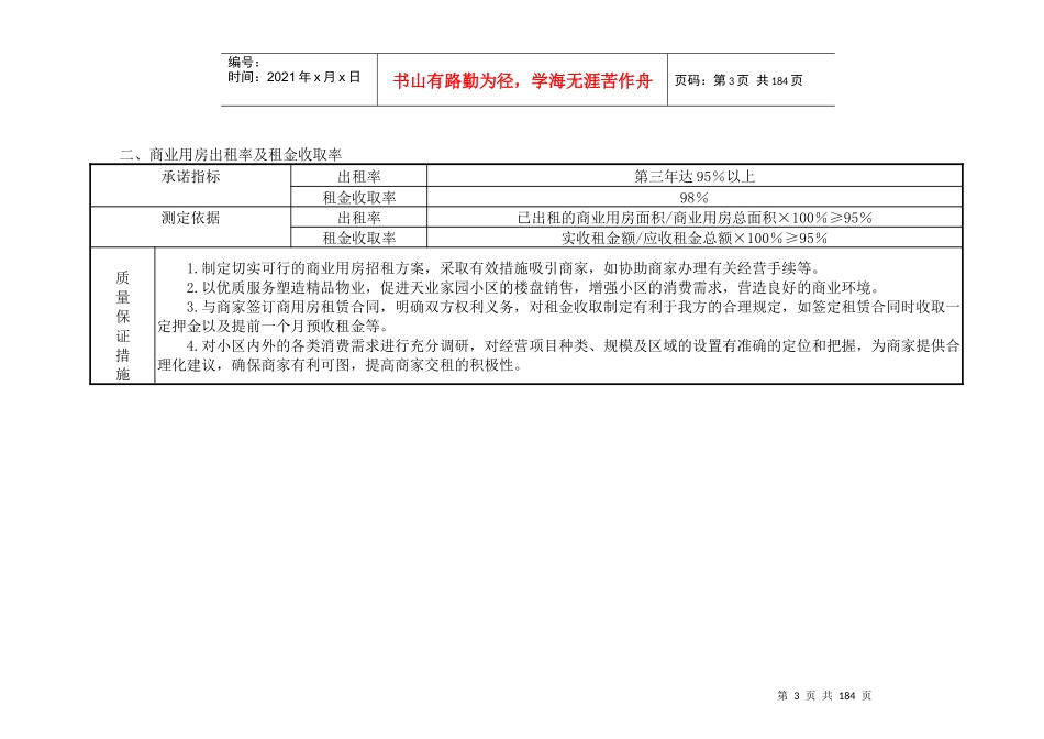 某地产物业管理方案_第3页