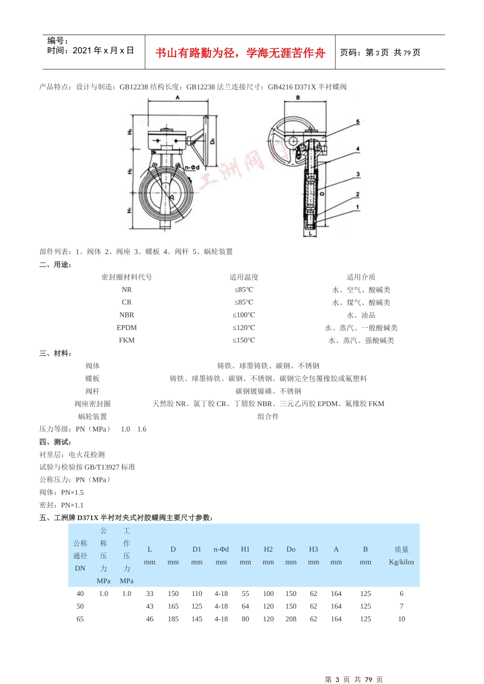 气动衬氟塑料调节阀_第3页